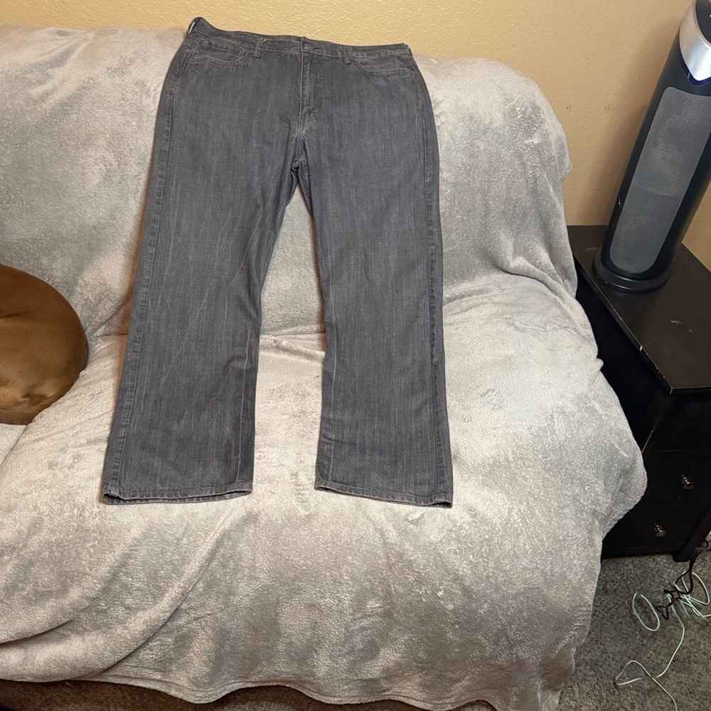 Levi's Men's Charcoal Straight Jeans